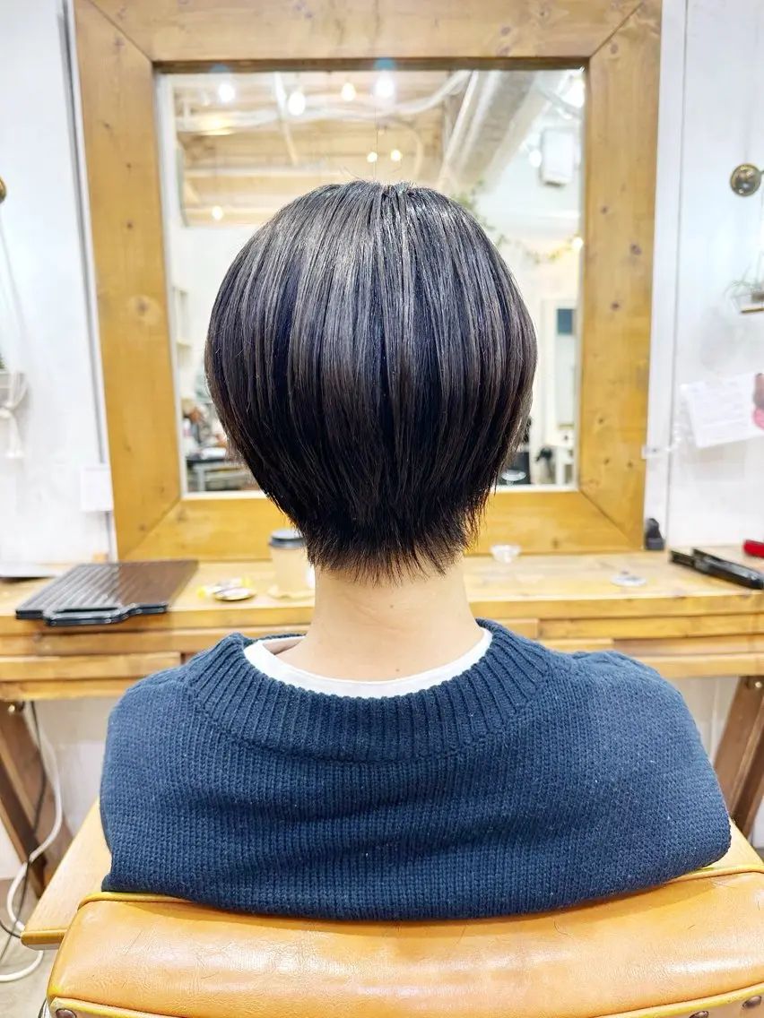 ショート カラー カット ヘアカラー 縮毛矯正 トリートメント 👑銀座ショート/ 絶壁補正/金子涼👑のヘアスタイル