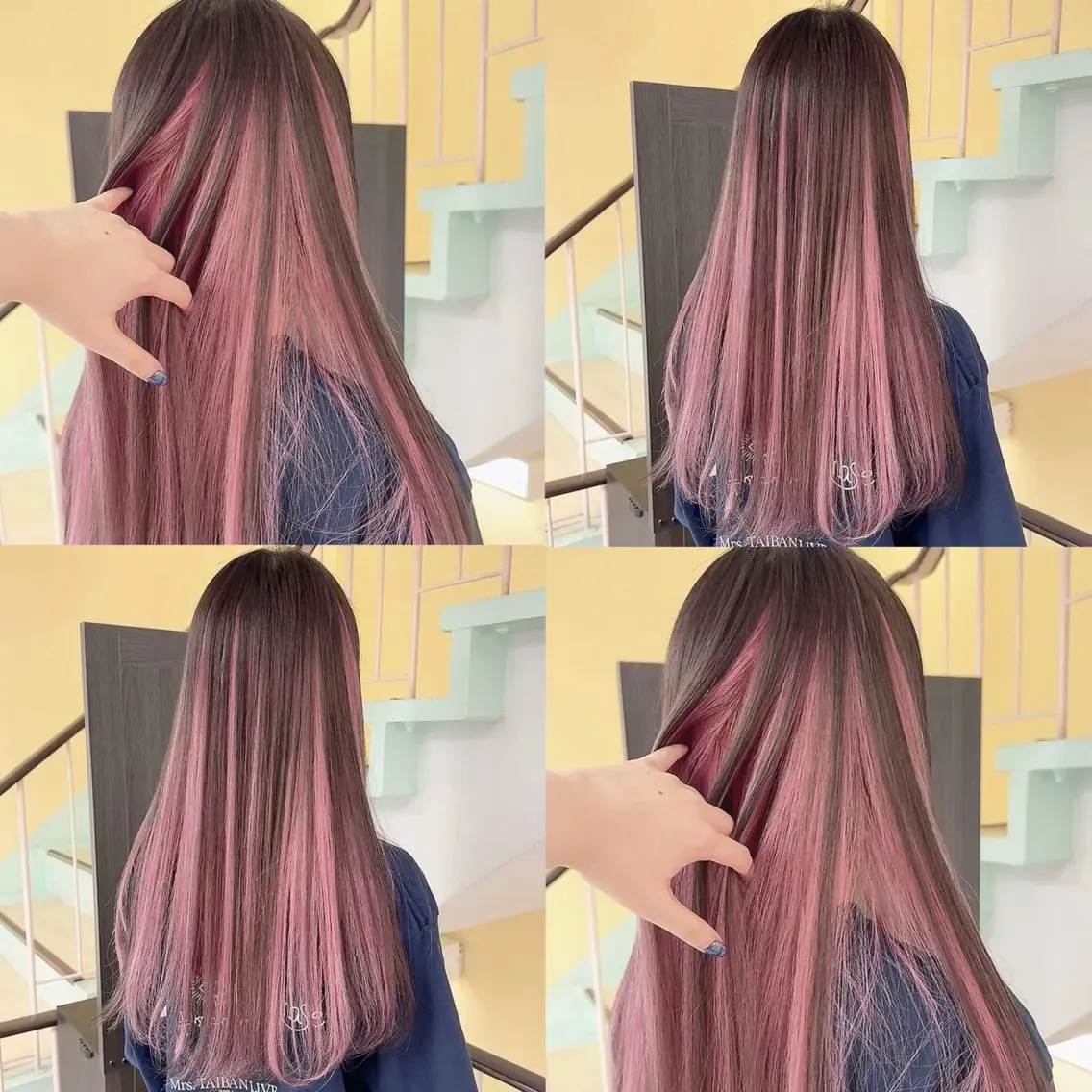 カラー ブリーチ ヘアカラー トリートメント 渋谷:インナーカラー ／🍒エリカ🍒のヘアスタイル