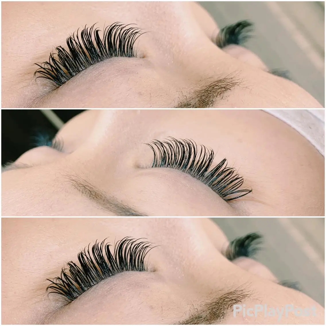 マツエク・マツパ Cカール フラットラッシュ brow&lash WAVEのマツエク・マツパデザイン