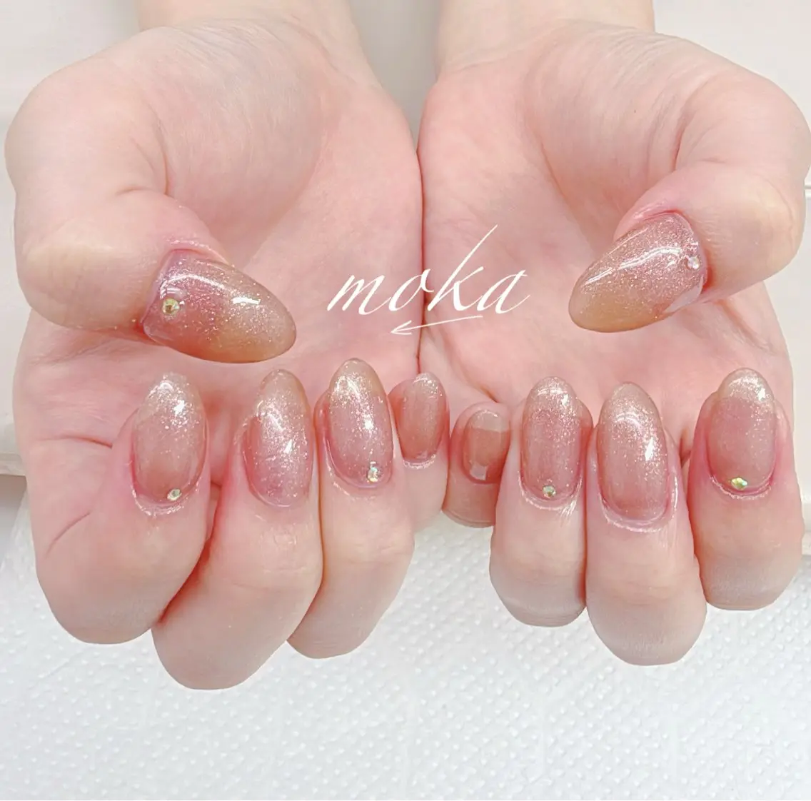 ネイル ハンドネイル ハンドケア 胡蝶蘭レディースサロ ンNailMOKAのネイルデザイン