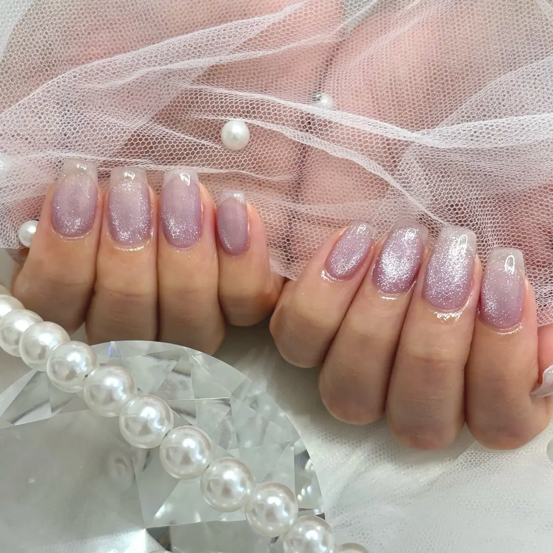 キラキラ☆マグネットネイル☆7000円→5500円の写真