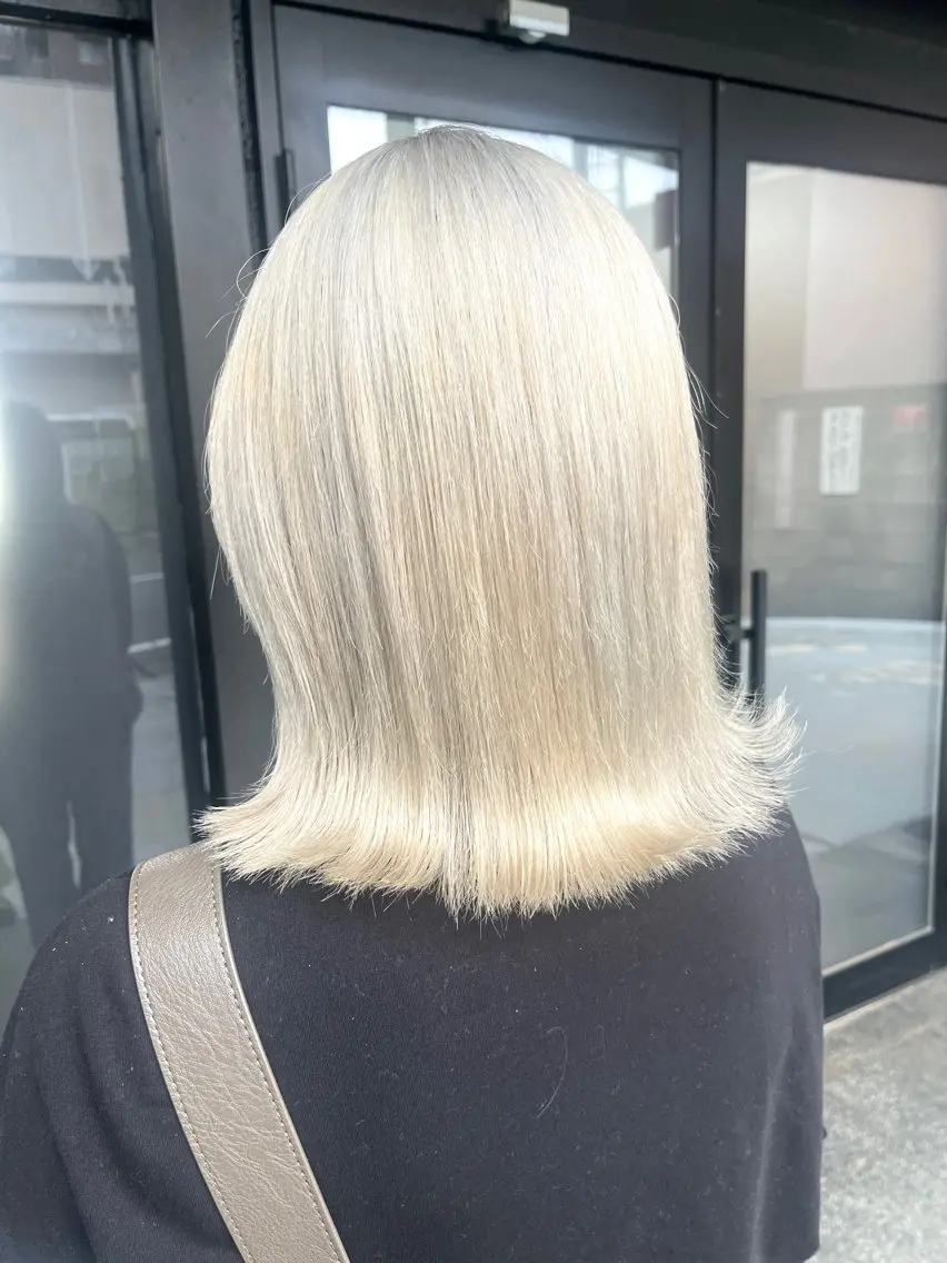 ミディアム カラー ヘアカラー トリートメント ブリーチ/髪質改善 Norikaのヘアスタイル
