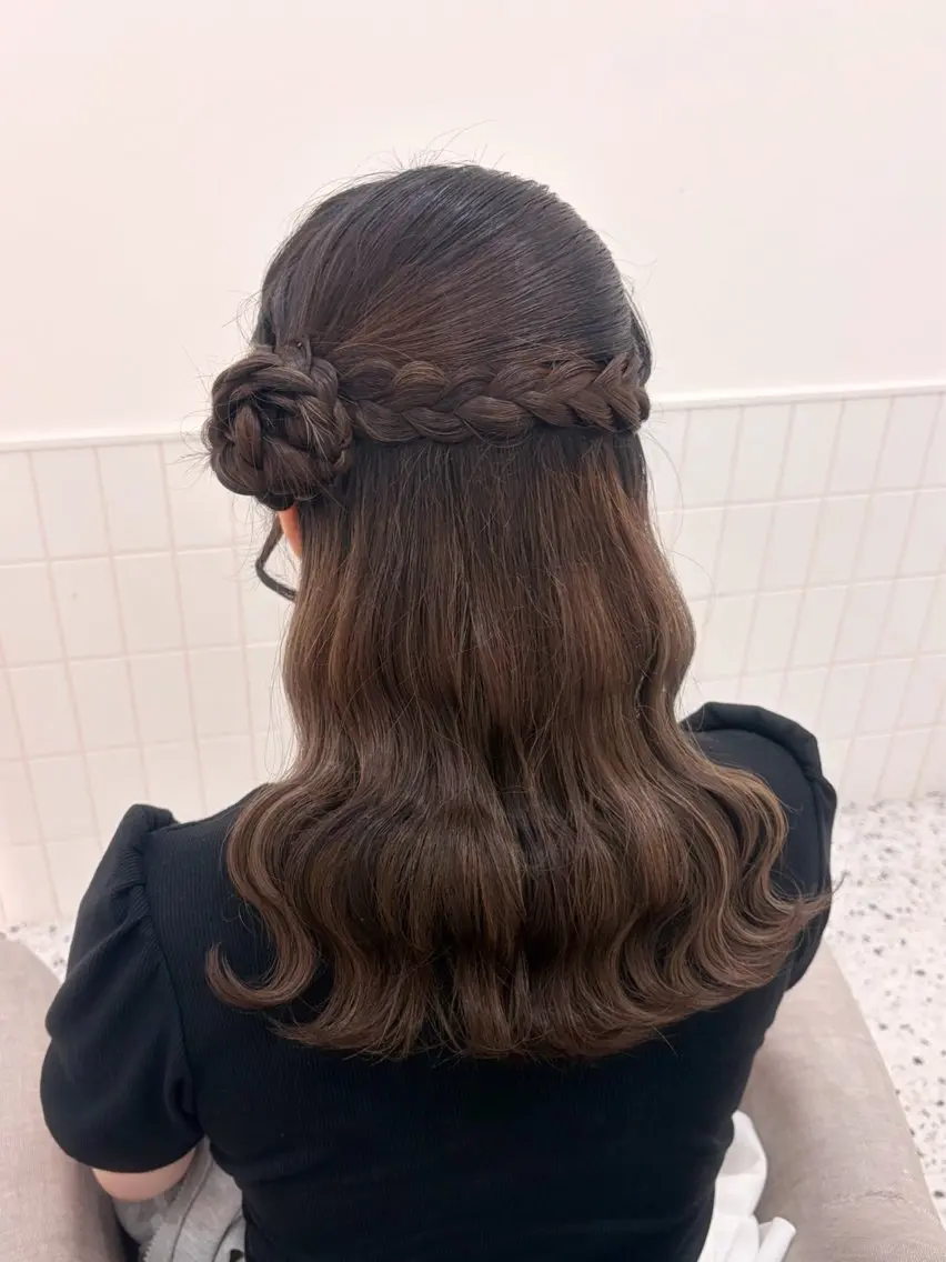 ヘアアレンジ ヘアセット 木村 しずかのヘアスタイル