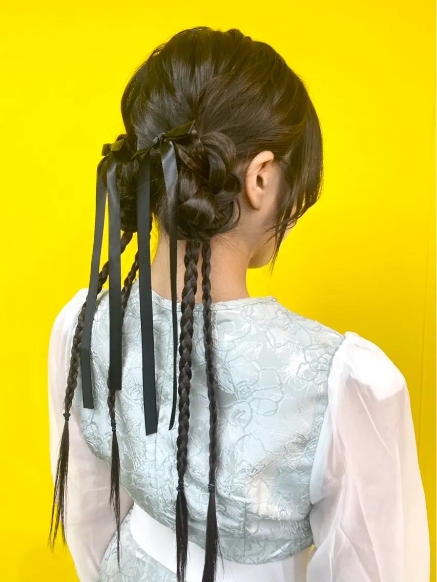 ロング ヘアアレンジ ヘアセット 新宿 / ヘアメ専門 / aira♡*｡ﾟのヘアスタイル