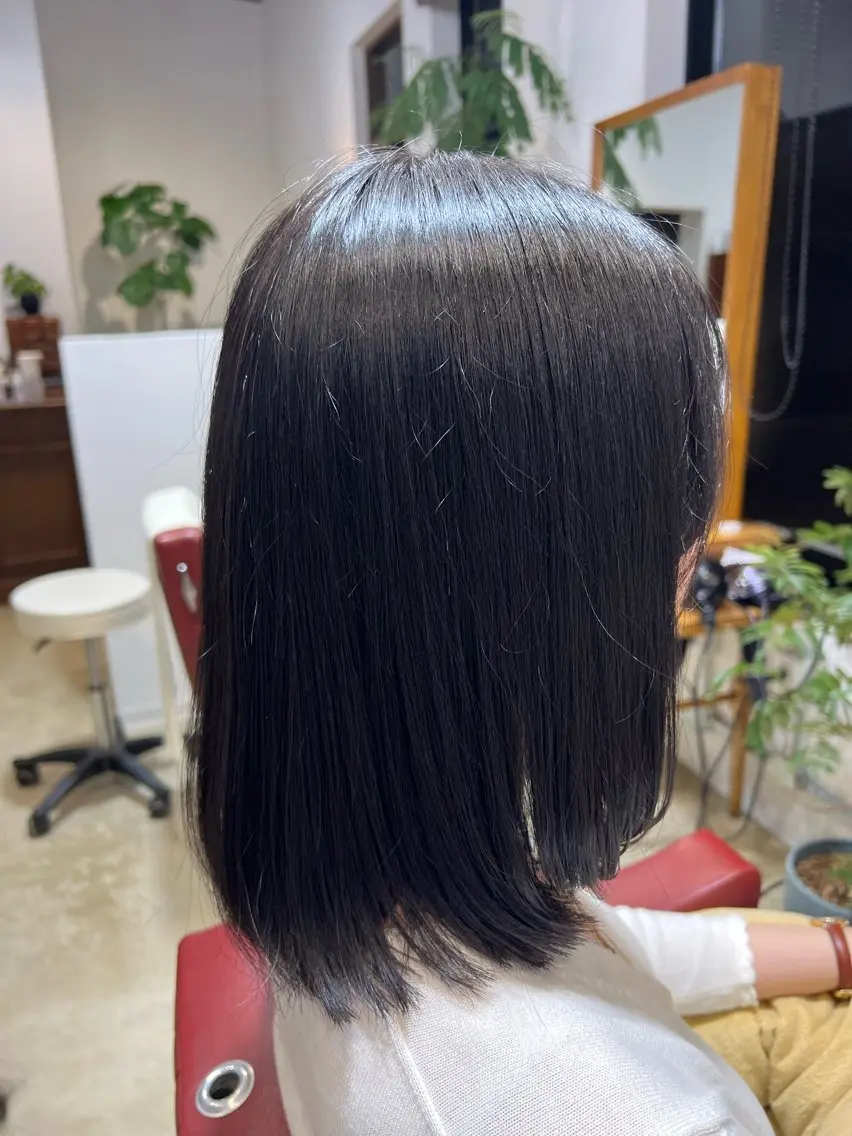 ミディアム 福島 滉希のヘアスタイル