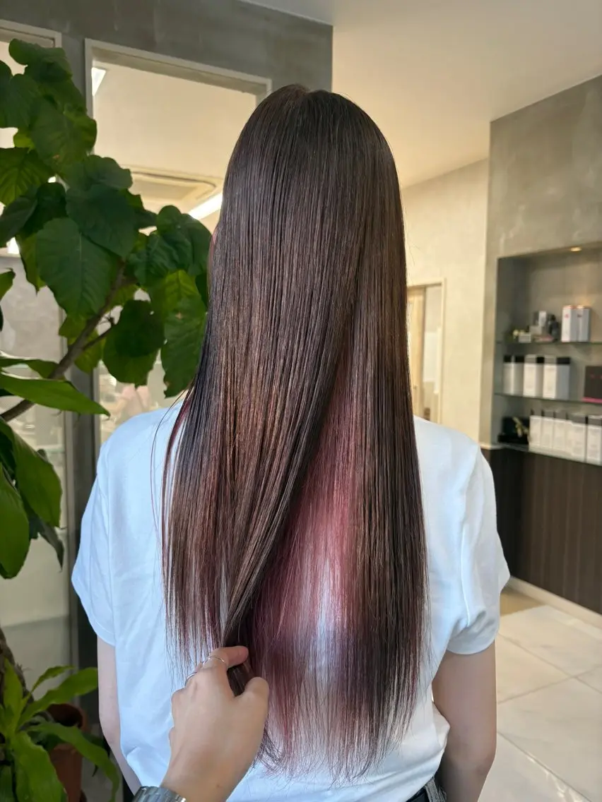 ロング カラー GRANDEUR やまだかなのヘアスタイル
