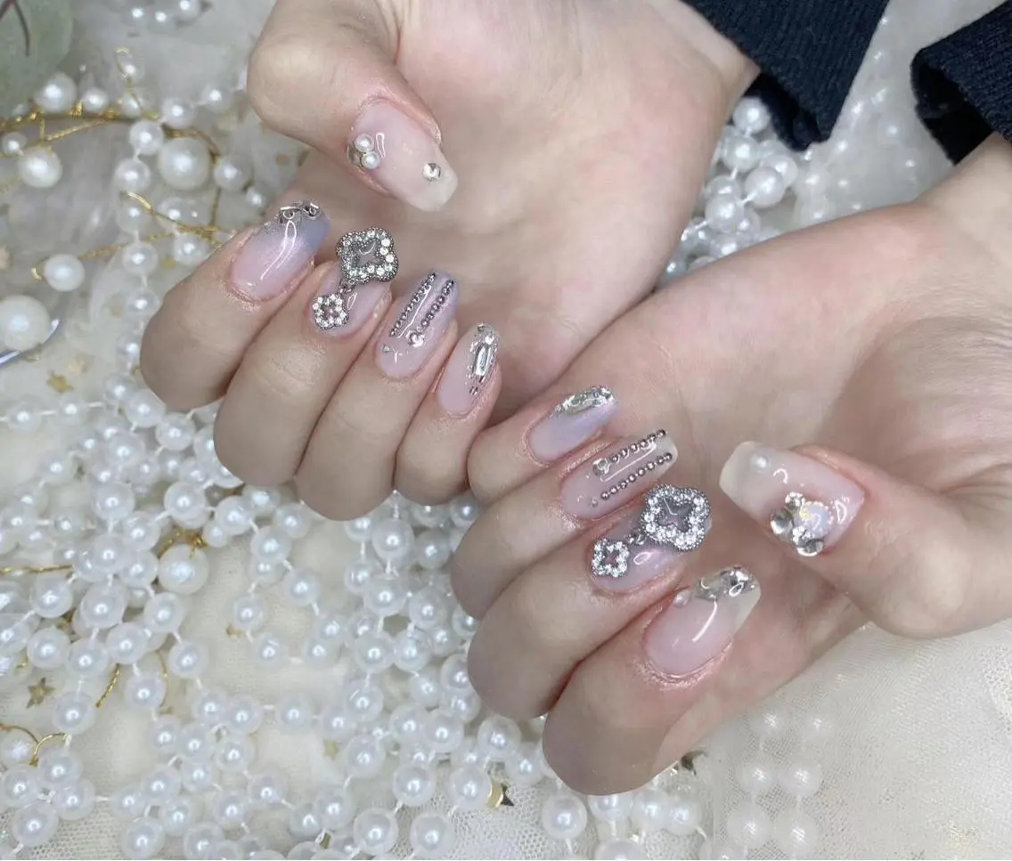 ネイル ブルー Babarla Nailのネイルデザイン
