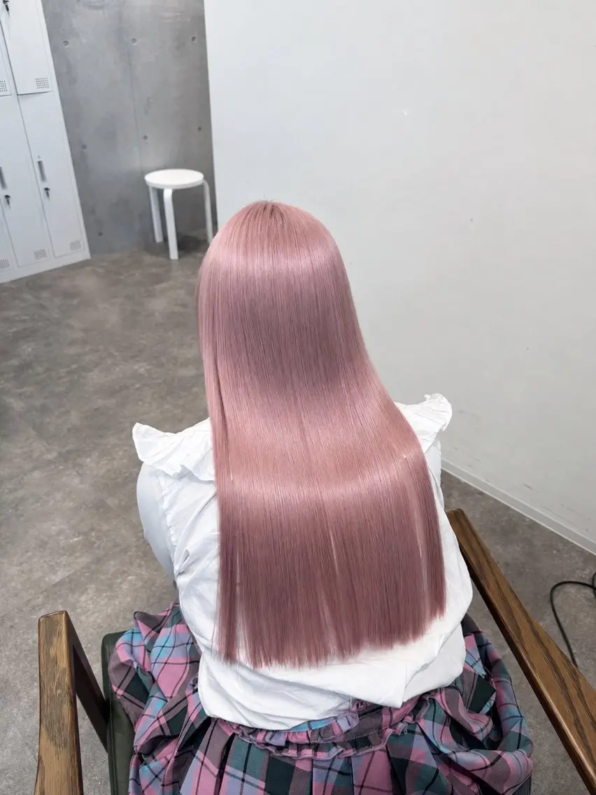 ロング カラー ヘアカラー ハイトーン/ カラー/めい🎀のヘアスタイル