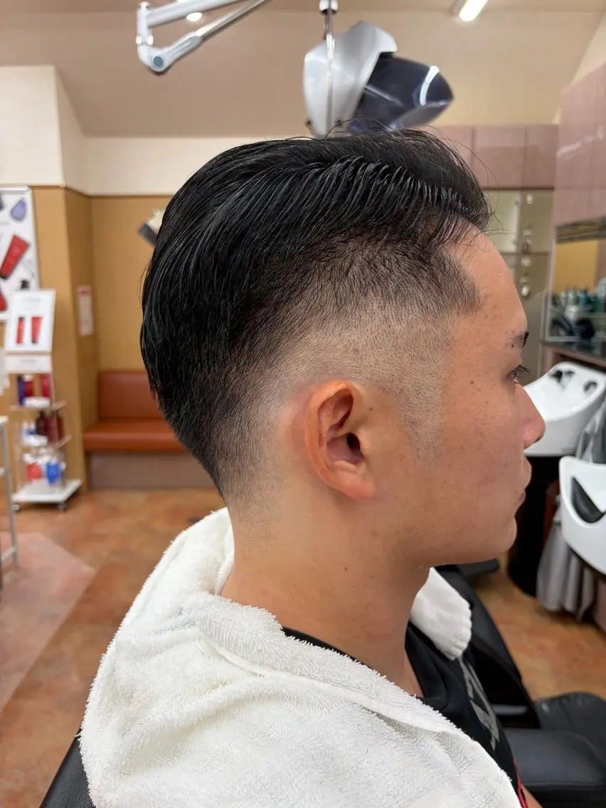 ミディアム 中村 邦明のヘアスタイル
