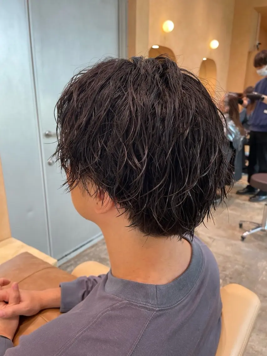 パーマ メンズ メンズパーマ しだ あつきのヘアスタイル
