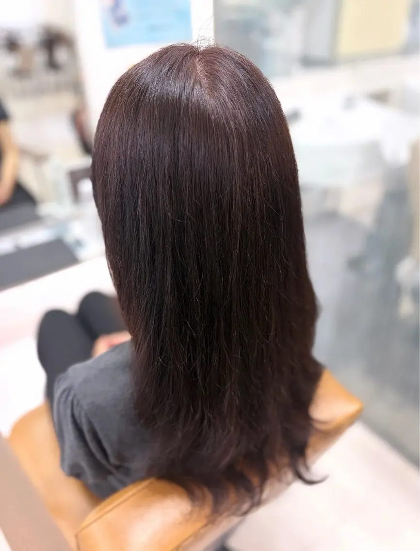 ロング カラー ヘアカラー あいみ ♬.*ﾟのヘアスタイル
