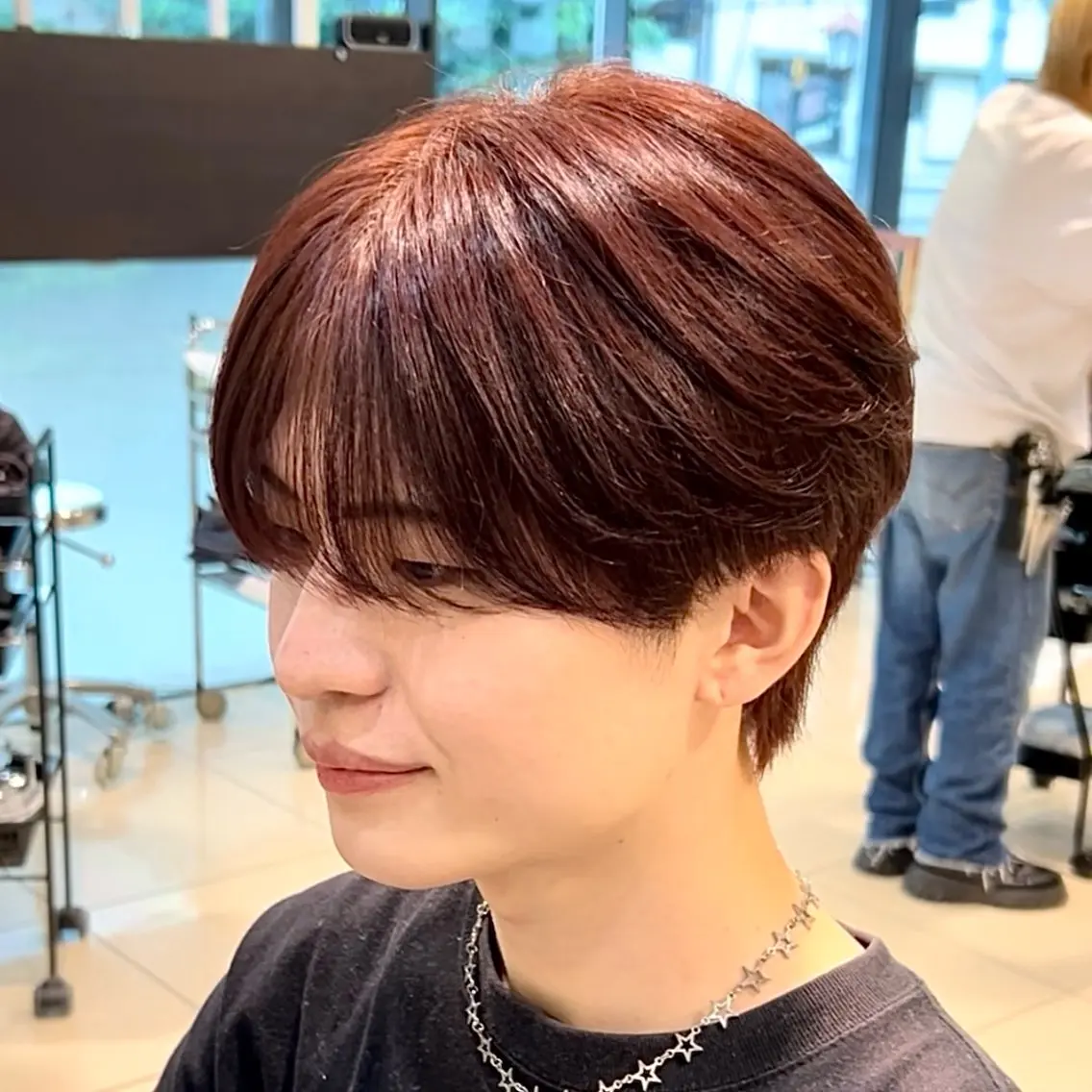 カラー メンズ カット ヘアカラー トリートメント 韓国ヘア🇰🇷 メンズパーマ/つかさのヘアスタイル