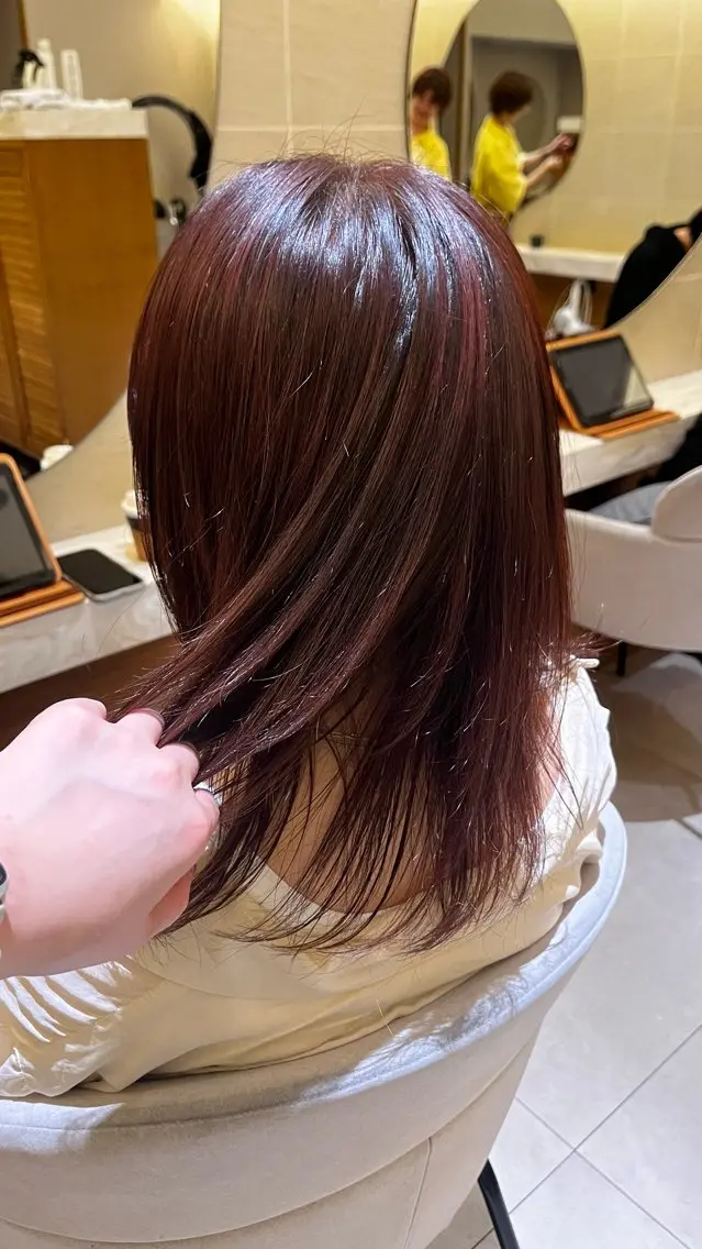 ミディアム ブリーチモデル募集中 /表参道/うららのヘアスタイル