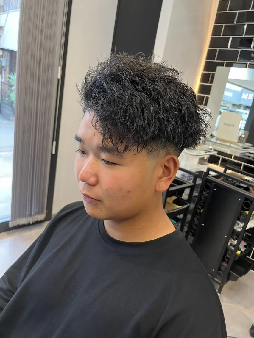 パーマ メンズ 💇🏽‍♂️アヤ /メンズカット🌺のヘアスタイル