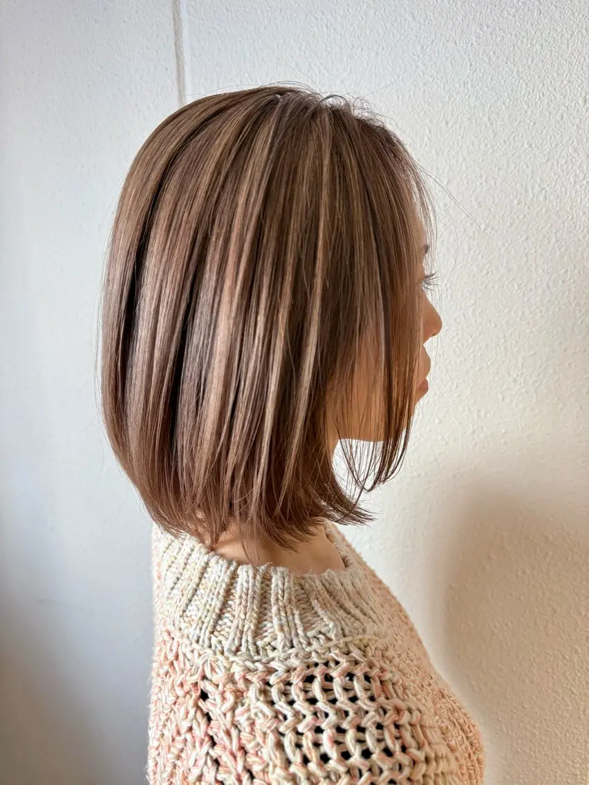 ミディアム トリートメント カット ヘアカラー 【⭐️レイヤーカット 髪質改善⭐️】長谷川のヘアスタイル
