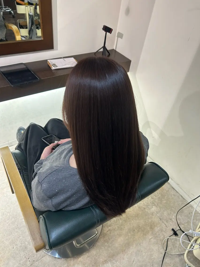 ロング カラー ヘアカラー 🐣なな Wカラーモデル募集中のヘアスタイル