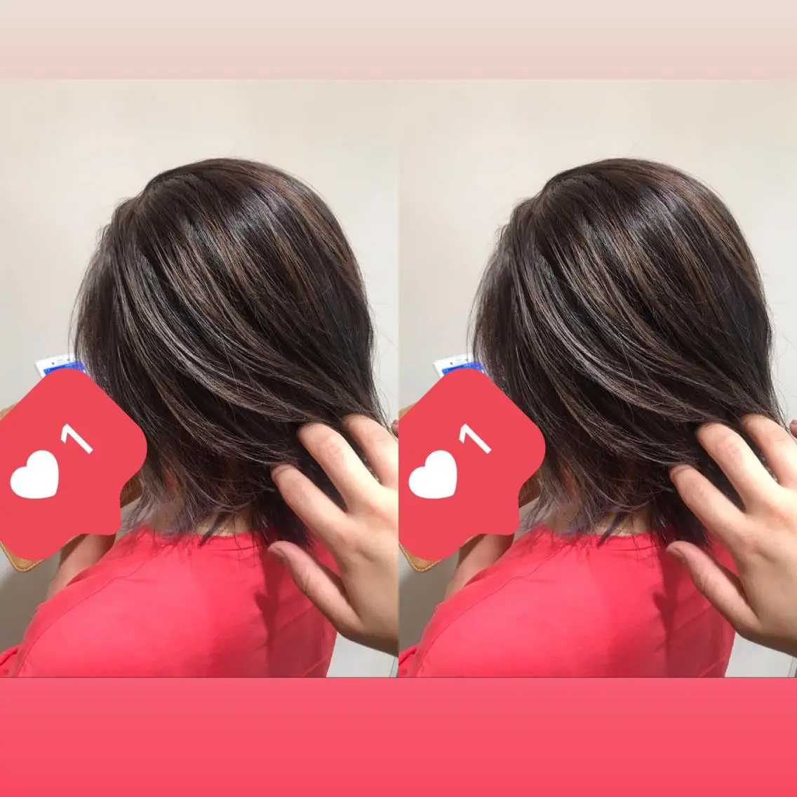 ミディアム カラー アッシュ バレイヤージュ ベージュカラー レイヤーカット ヘアカラー 似合わせ/ カラー.岡田友仁のヘアスタイル