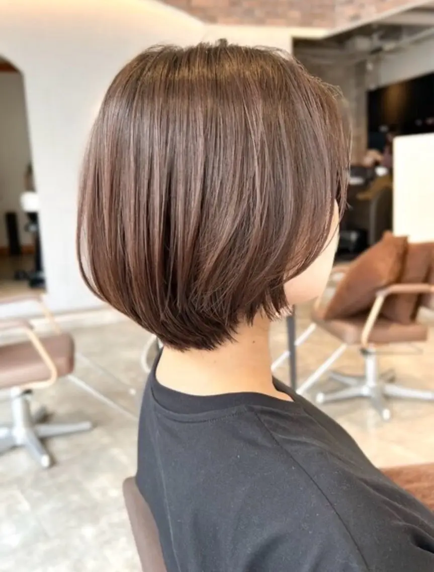 ショート 髪質改善 レイヤーカット トリートメント NOA れいなのヘアスタイル