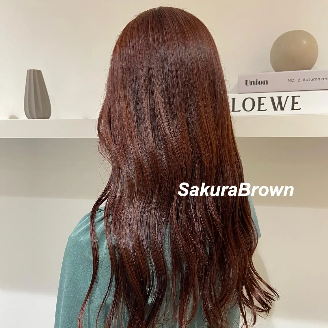 ロング カラー ブラウンカラー ヘアカラー トリートメント プルエクステ/インナ ーカラー🦊はるなのヘアスタイル