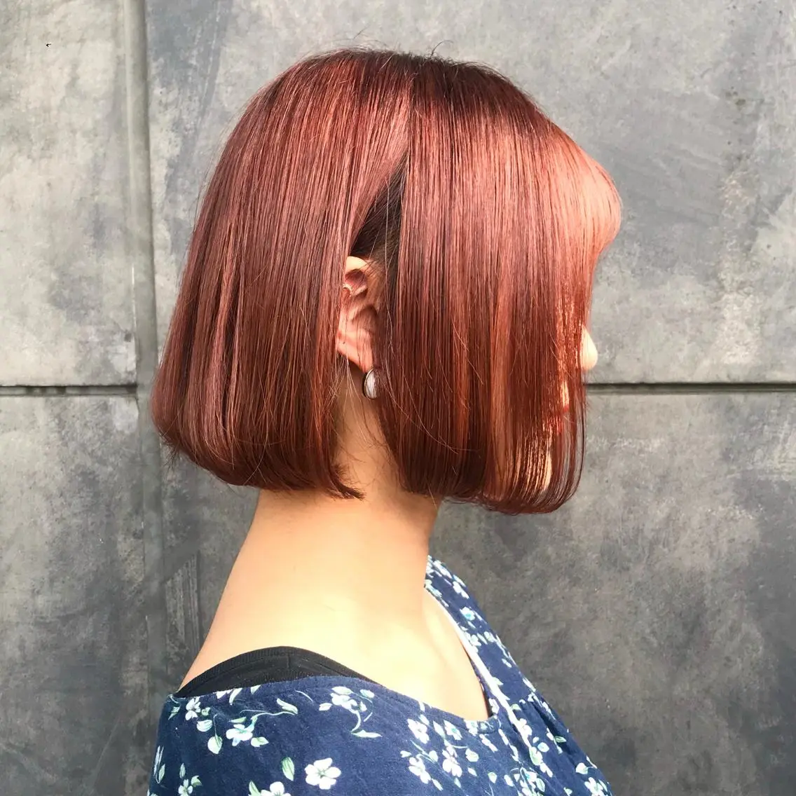 ショート カラー オレンジ ピンクカラー タンバルモリ ムルギョル巻き 韓国風ヘア K-POP好き美容師 🇰🇷Kai.Yのヘアスタイル