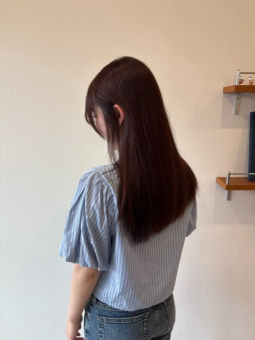 ロング ヘアカラー col.unite maharuのヘアスタイル