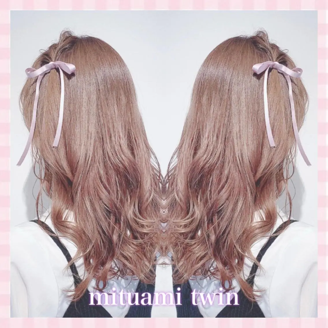セミロング ヘアアレンジ 💗ガーリーヘア🎀 saki💗のヘアスタイル