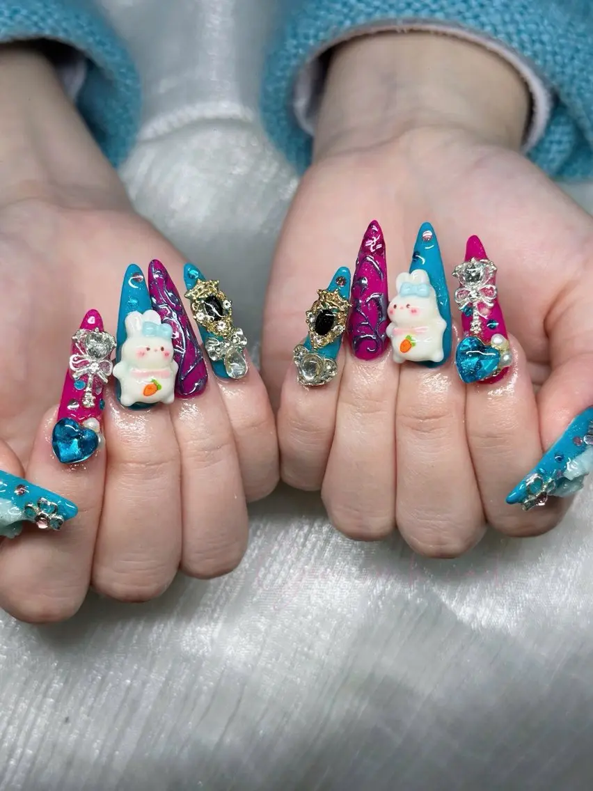 ネイル 長さ出し フレンチネイル ジェルネイル 韓国ネイル ロングネイル NAILS BAR SHINJUKUのネイルデザイン