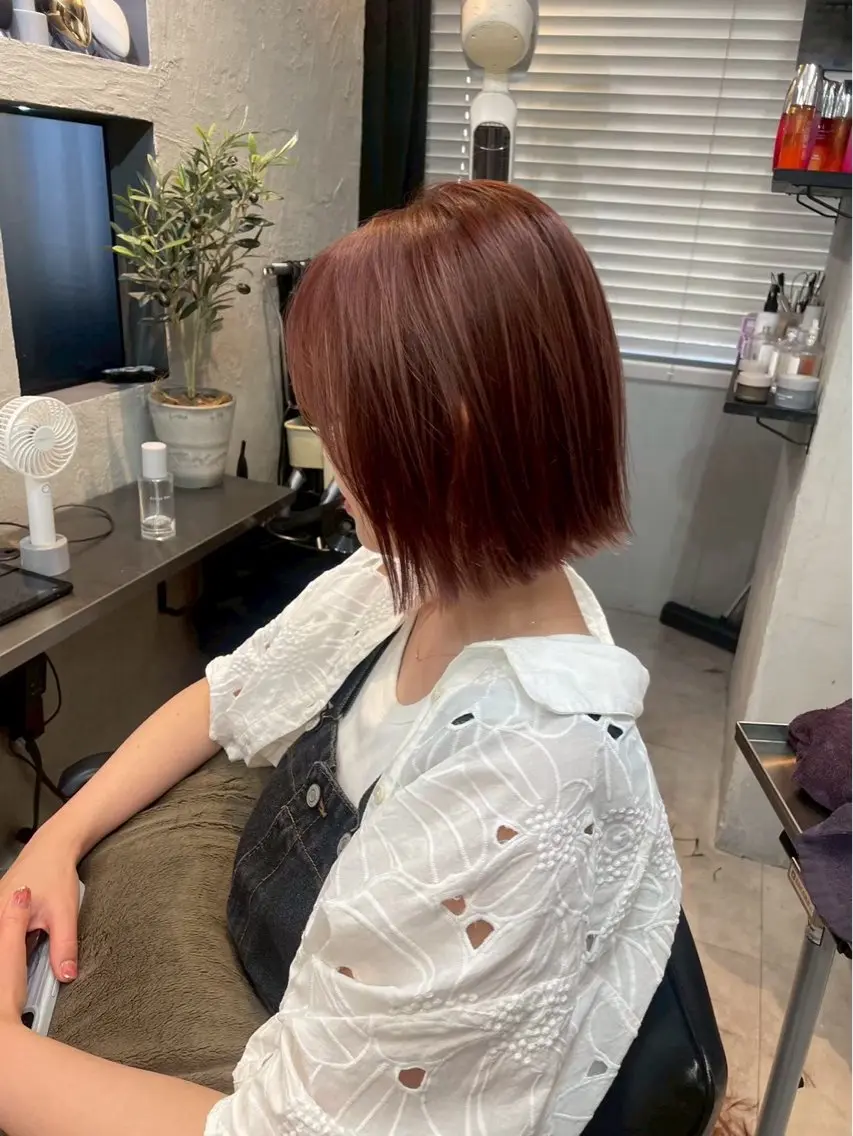 カラー こうら かすみのヘアスタイル