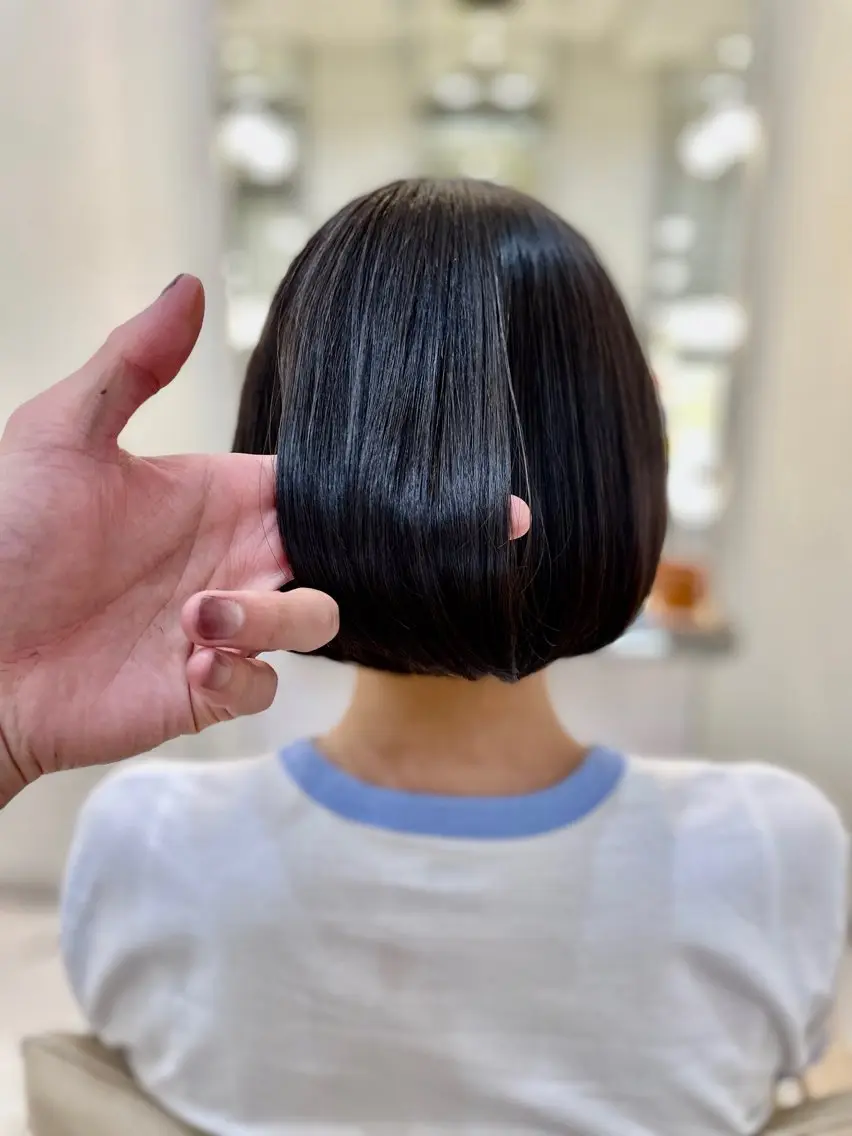 ショート ショートボブ ボブ くせ毛 髪質改善 ショートヘア 髪質改善専門 YOSHIのヘアスタイル
