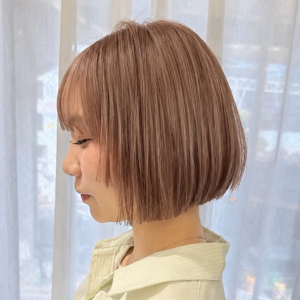ショート カラー ヘアカラー 🍎暖色🍊/ボブ/ ケアブリーチ/あいらのヘアスタイル