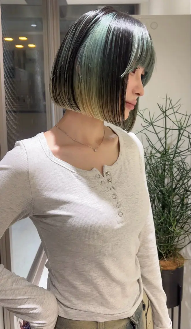 ショート カット 小顔ボブ jilblanカホのヘアスタイル