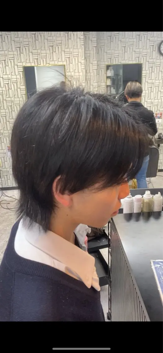 ショート カット 縮毛矯正 池田 亮雅のヘアスタイル