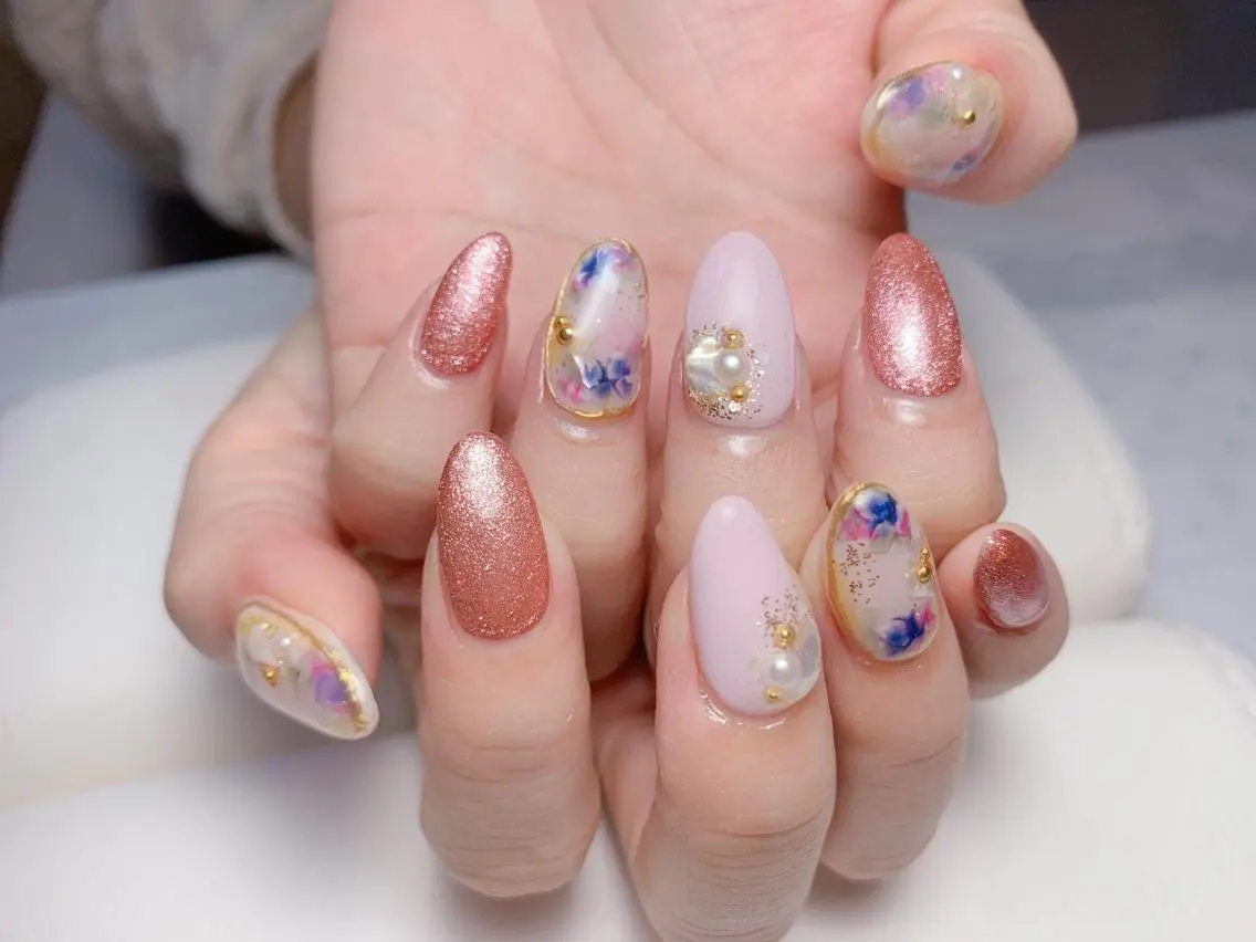 ネイル MiKi Nai池袋 長さだし得意のネイルデザイン