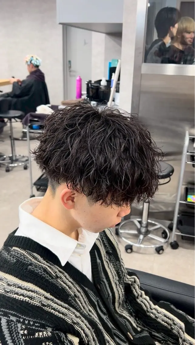 パーマ メンズ カット パーマ 【横浜メンズ特化】 海外風パーマ/トムのヘアスタイル