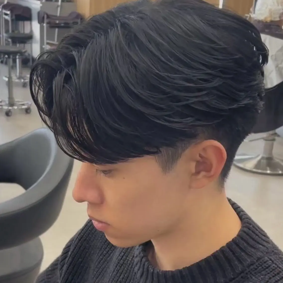 ショート パーマ メンズ メンズパーマ ニュアンスパーマ メンズパーマカット 達人/涼のヘアスタイル
