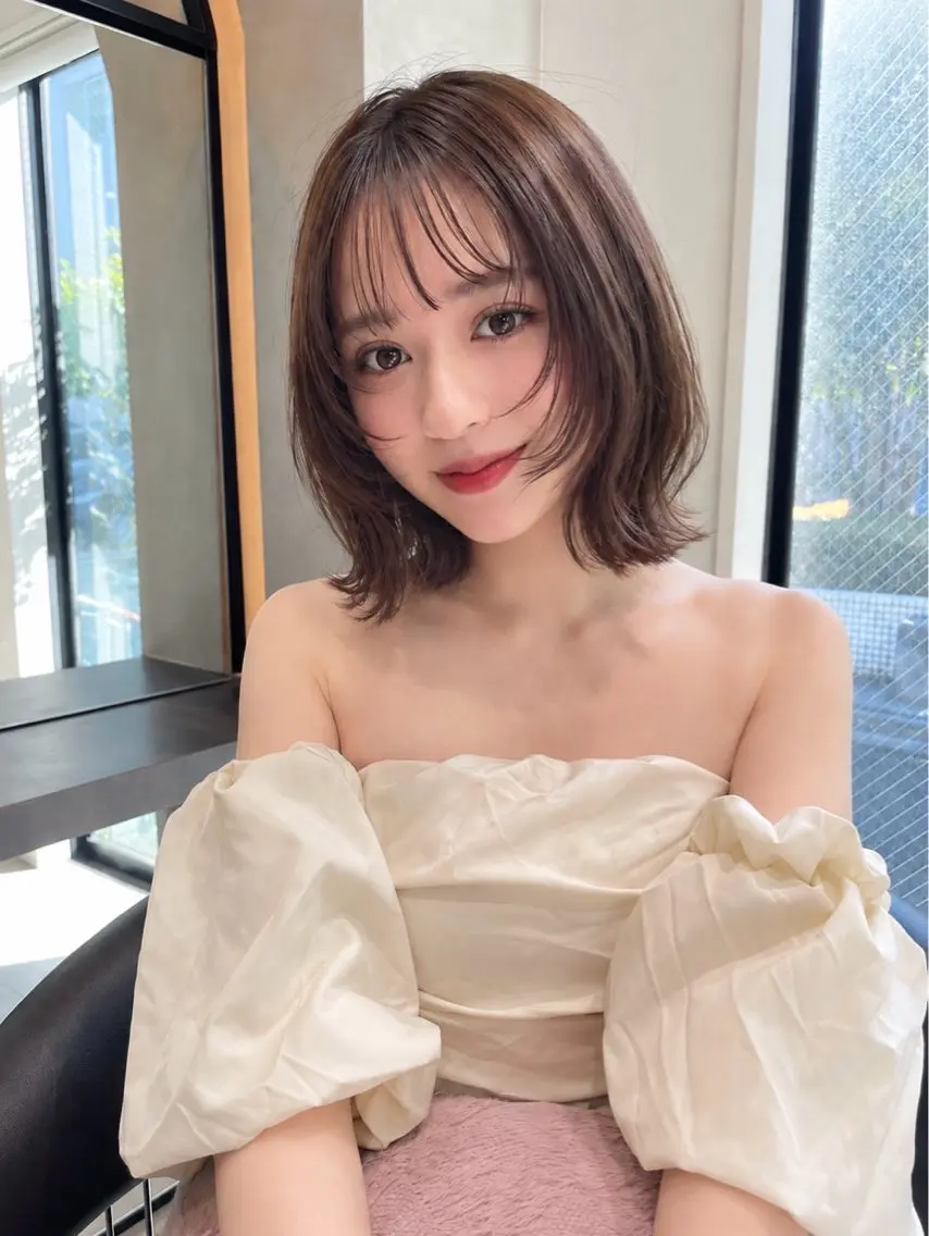ミディアム カラー カット ヘアカラー ヘアセット ♥️ダブルカラー /yuuki♥️のヘアスタイル