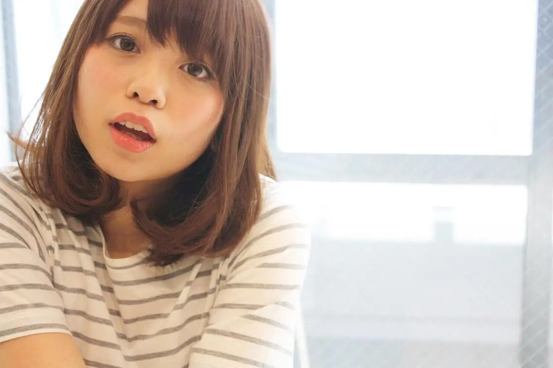 ミディアム カラー パーマ ブリーチ イルミナカラー 髪質改善 トリートメント 今井 三智也のヘアスタイル