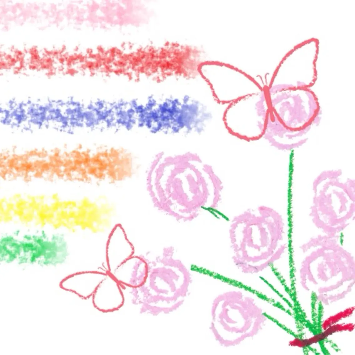 落書きネイル🖍の写真