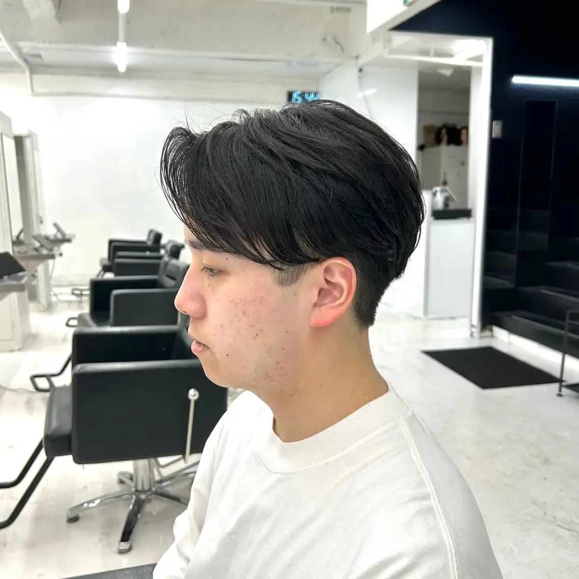 ショート パーマ メンズ センターパート カット パーマ 【メンズパーマ特化】 🍏網中勇喜のヘアスタイル