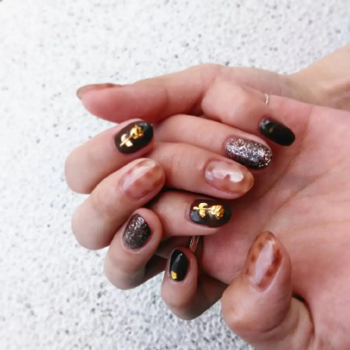 ネイル シンプルネイル ハンドネイル ハンドケア lylynail YUUKAのネイルデザイン