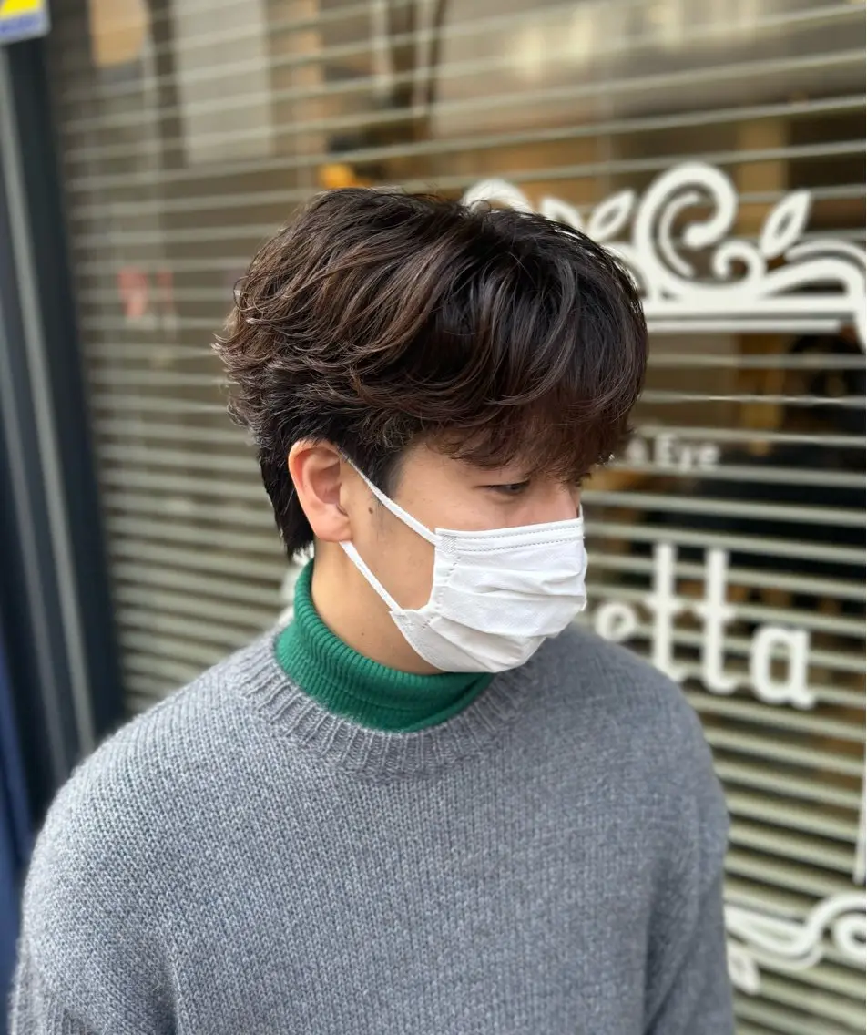 メンズ カット パーマ 大宮/メンズパーマ 関勇也のヘアスタイル
