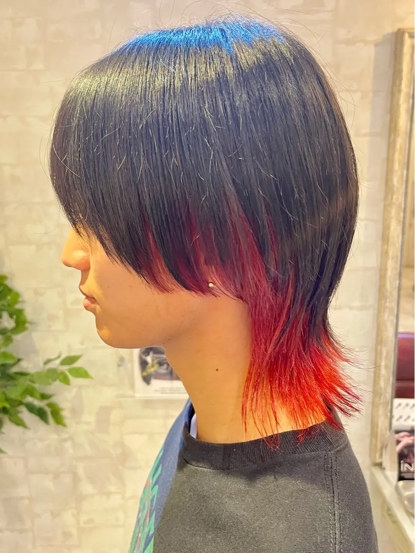 ミディアム カット ヘアカラー 🍭透明感カラー 志賀拓海🍬🌈のヘアスタイル