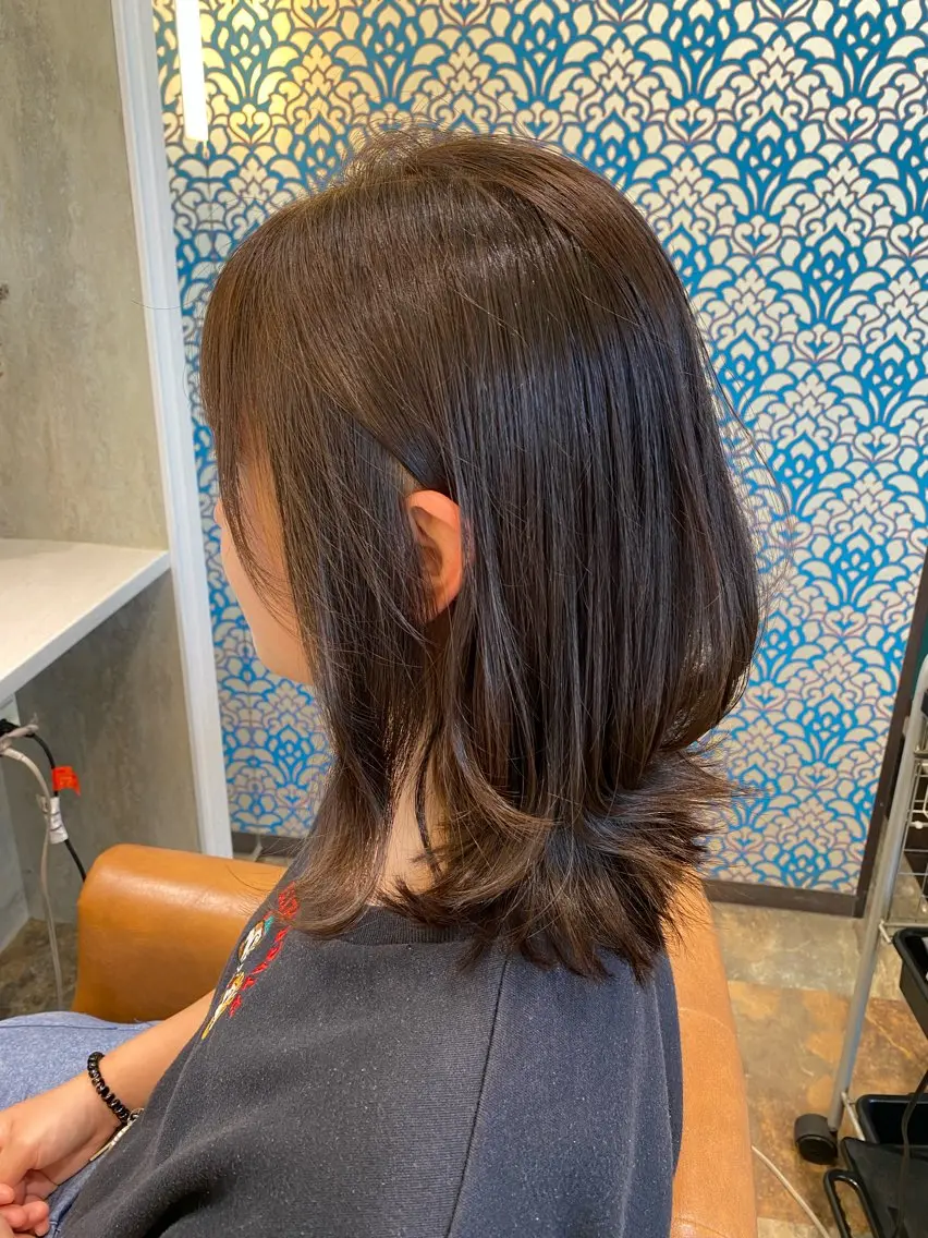 ミディアム カラー ママ美容師 Tsuchiyaのヘアスタイル