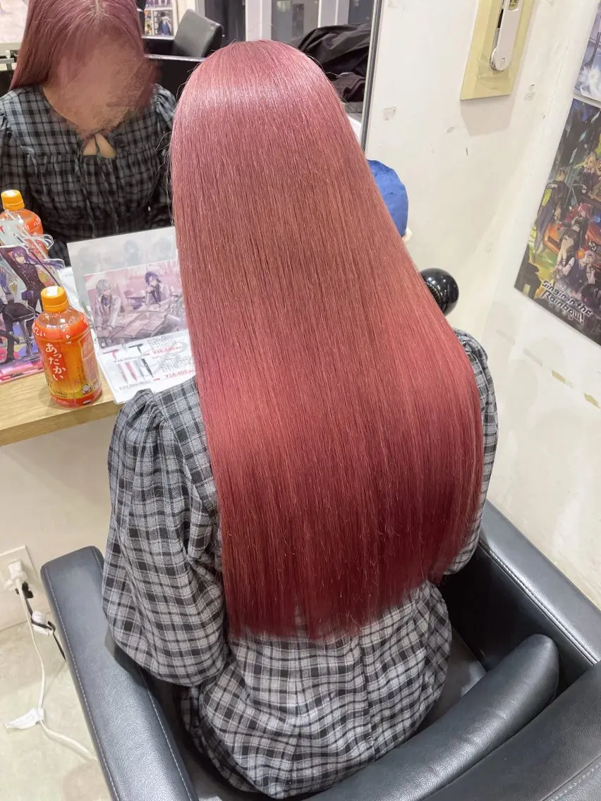 ロング カラー ヘアカラー 💖推しカラー💖 オタク美容師✂ゆづきのヘアスタイル