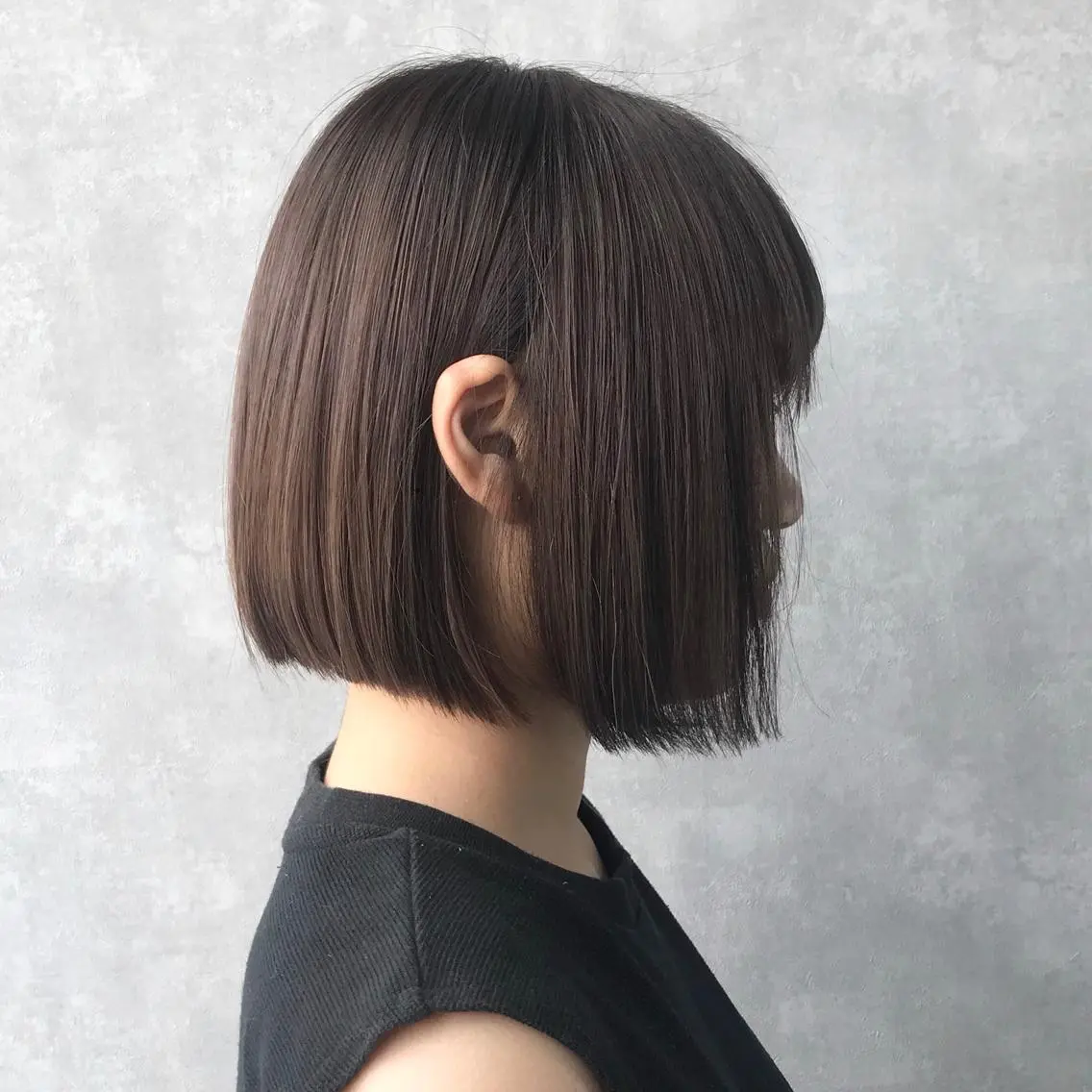 ショート カラー グレージュ ピンクカラー ボブ タンバルモリ ムルギョル巻き K-POP好き美容師 🇰🇷Kai.Yのヘアスタイル