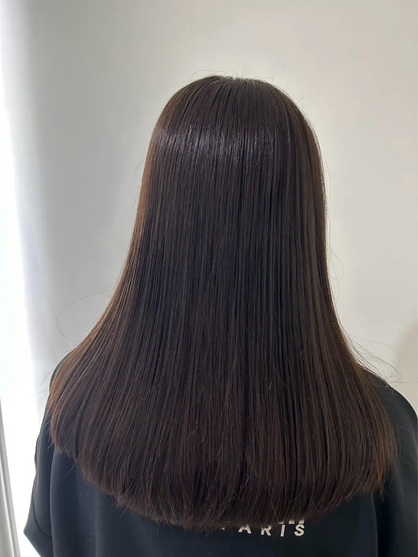 パーマ ストレートパーマ 新津 七海のヘアスタイル