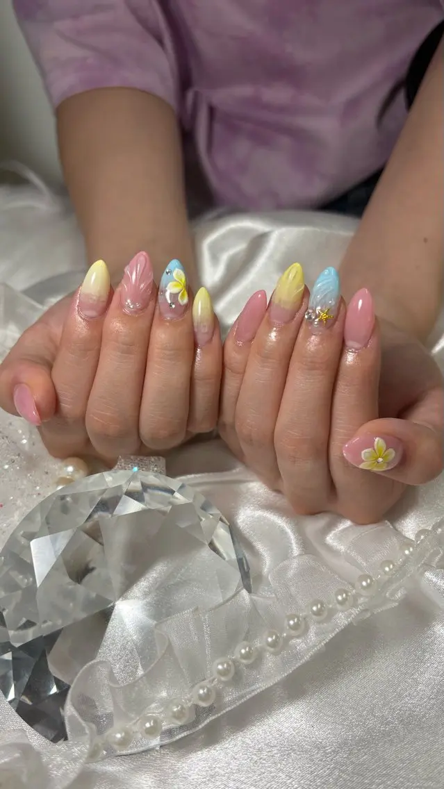 ネイル ハンドネイル Riran°・*:. shikiのネイルデザイン