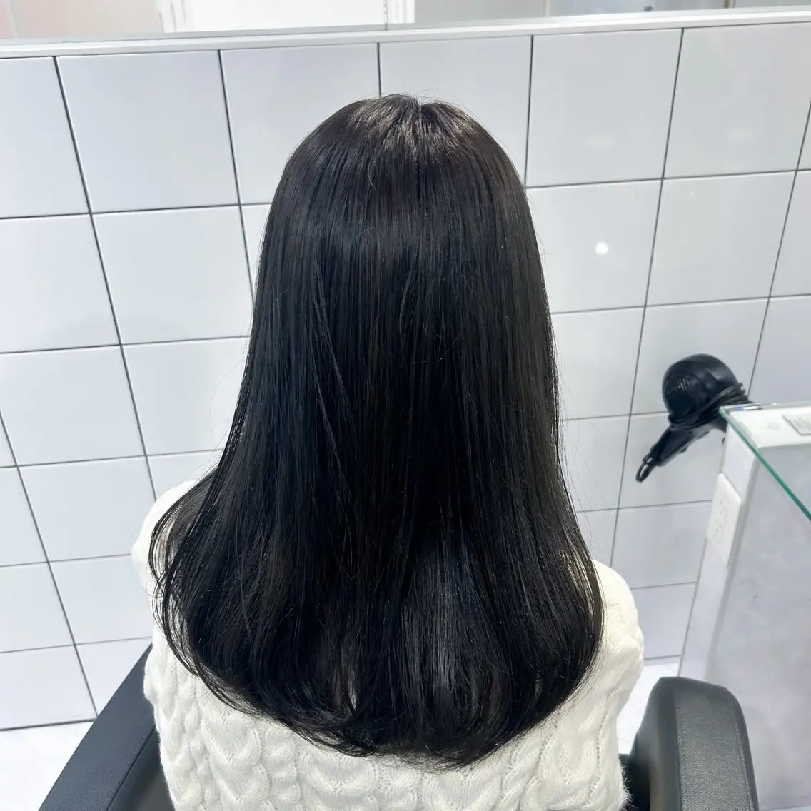 ロング カラー カット 表参道/透明感カラー /暗髪/ジュキヤのヘアスタイル