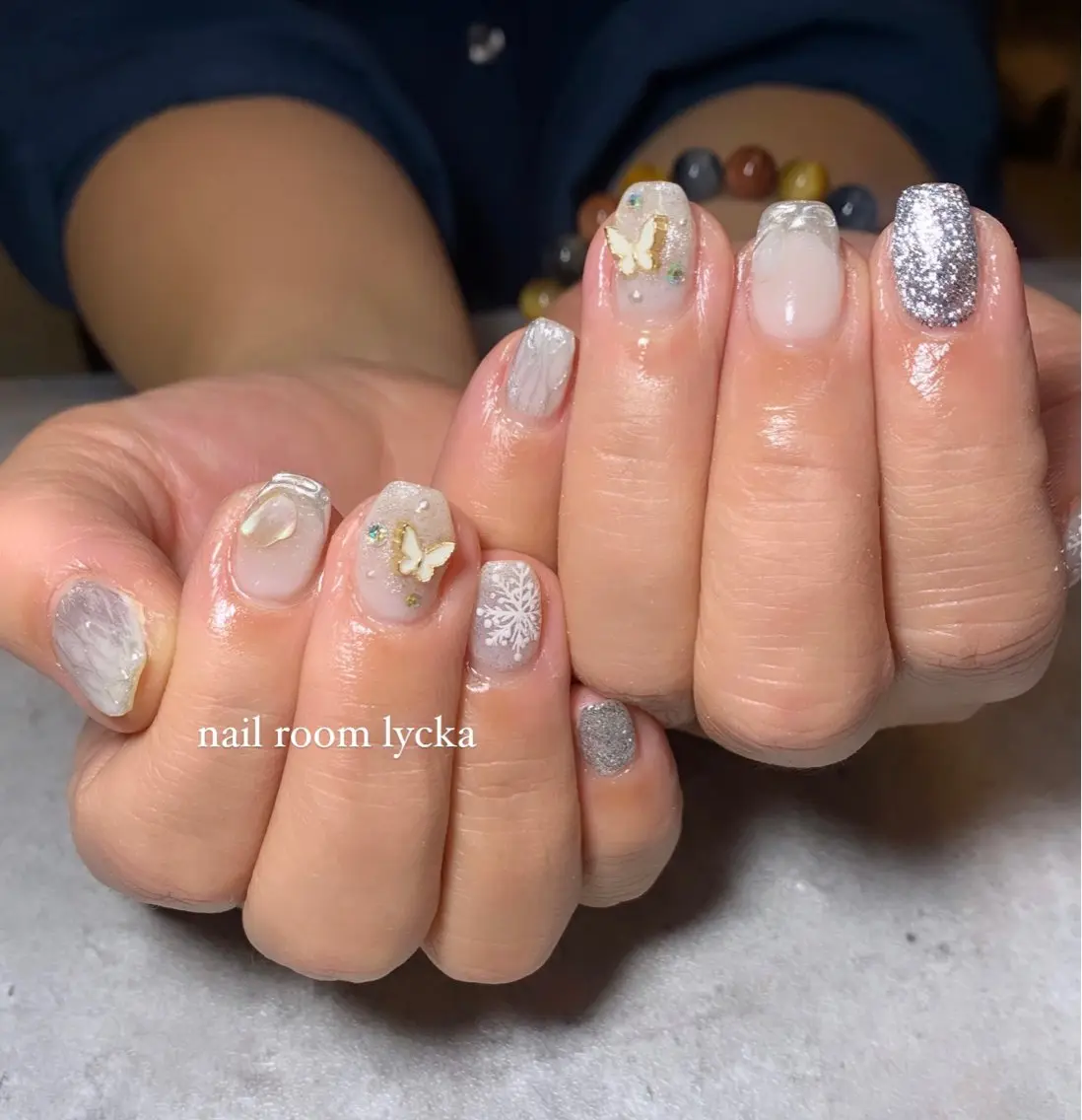 ネイル ネイルルームリッカ 𝐦𝐚𝐲𝐮のネイルデザイン