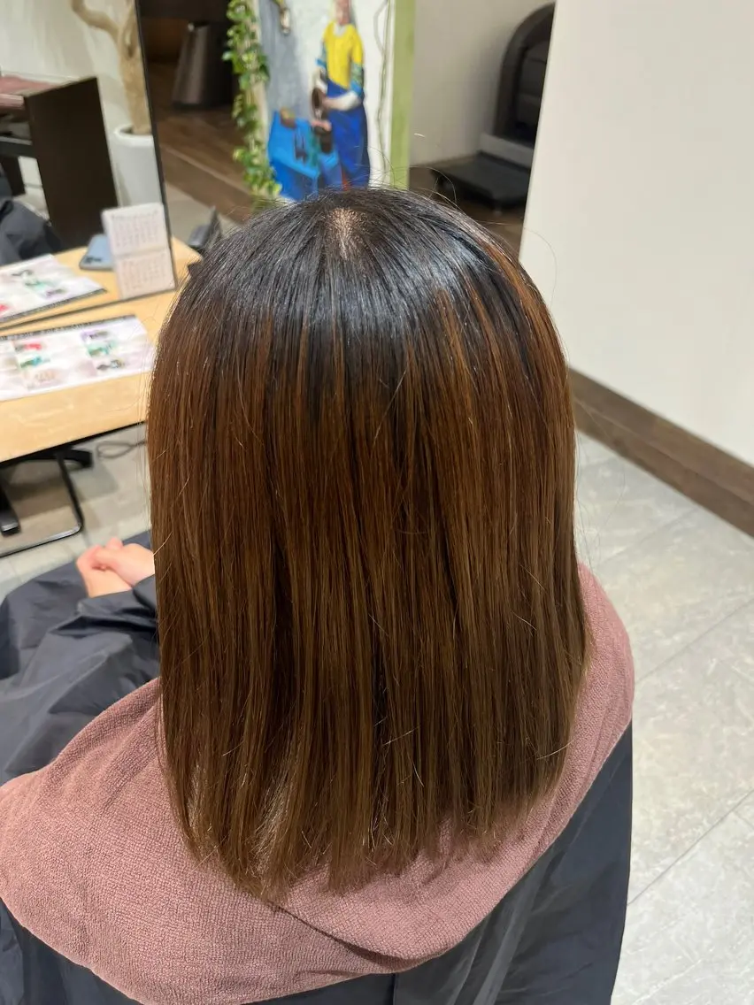 ミディアム 小野寺 結唯のヘアスタイル
